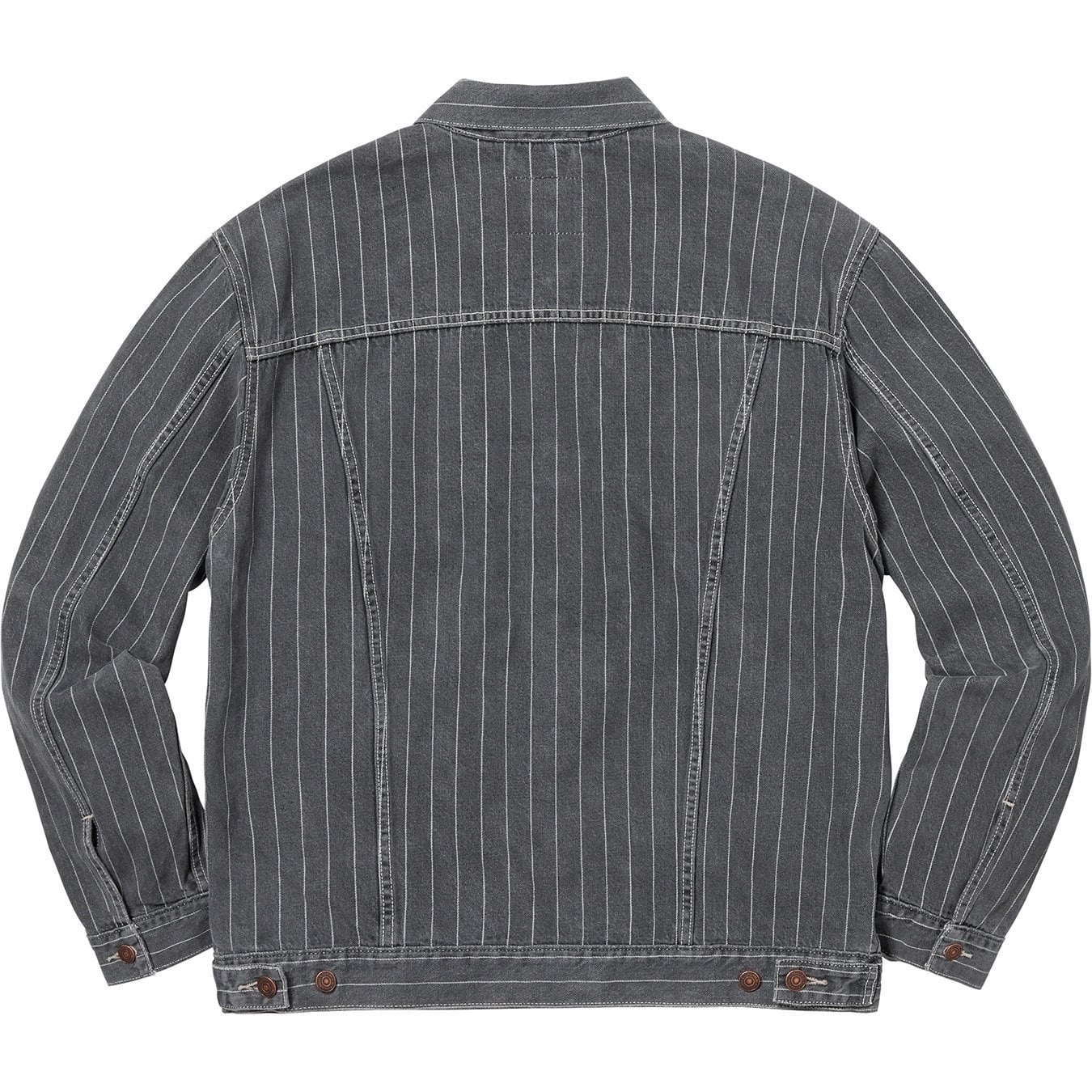 Supreme®/Levi's® Pinstripe Trucker Jacket view 3